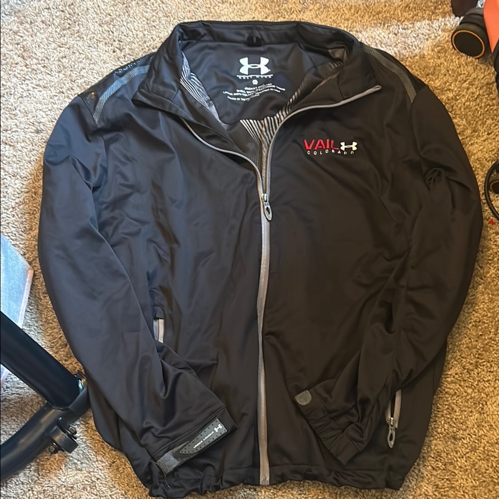 Under Armour Black Performance Jacket with Reflective Details
